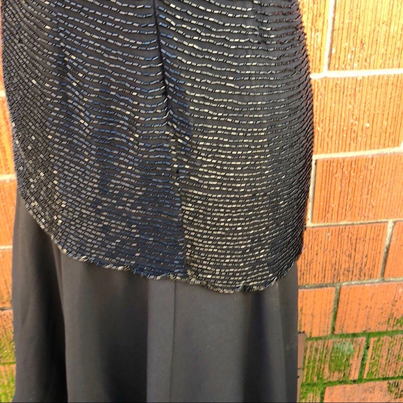 Stenay Size 4 Vintage Beaded Asymmetric Dress. - Picture 8 of 8
